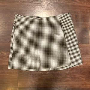 UO Check Mini Skirt